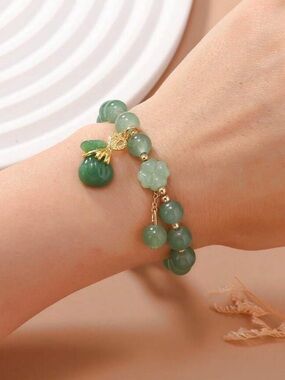 1pc Fashion Money Bag Charm Beaded Bracelet